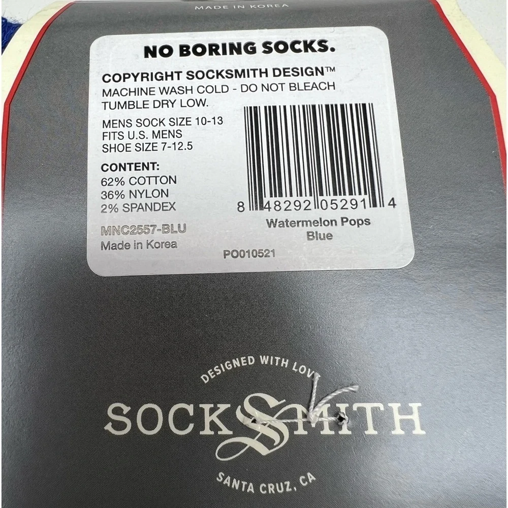 SockSmith Men’s Boutique Socks. Brand new.